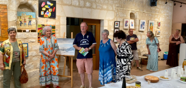 Vernissage de l'exposition de Josie Mucchiut, Josette Jayant et Dany Moyen